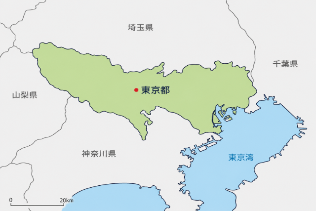 東京の出張対応エリア